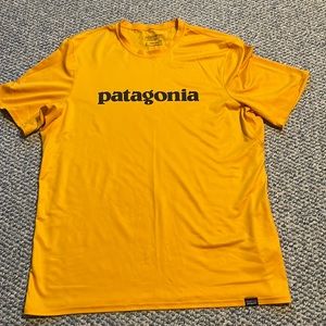 Patagonia Size M orange T shirt